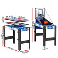 5-in-1 Game Table Pool Tennis Air Hockey Basketball Arcade