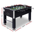 5FT Foosball Soccer Table Football Game Family Home Party Black