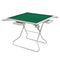 Folding Mahjong Table for Home with 4 Drawers and Cup Holders Green