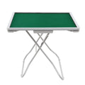 Folding Mahjong Table 4 Drawers Cup Holders Green Portable