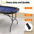 Poker Game Table Folding Poker Table 8 Player 1.8M 8-Player Table Top Cardboard