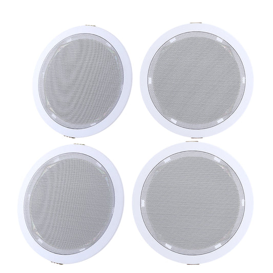 Giantz 6" Ceiling In-Wall Speakers Tweeter 4pcs Home Audio