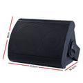 2-Way In Wall Speakers 150W Home Audio Indoor Outdoor Stereo