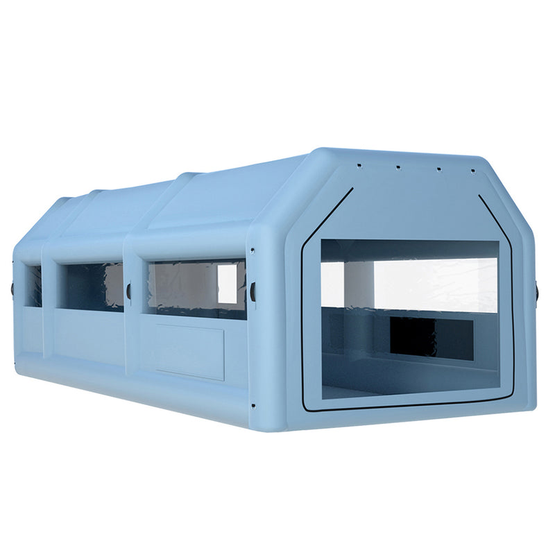Giantz 10x5M Inflatable Spray Booth Paint Tent 2 Blowers Filter