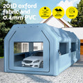 Giantz 10x5M Inflatable Spray Booth Paint Tent 2 Blowers Filter