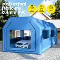 Giantz 1000x500x350cm Inflatable Spray Booth Car Paint Tent 2 Blowers