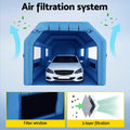 Giantz 1000x500x350cm Inflatable Spray Booth Car Paint Tent 2 Blowers