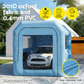 Giantz Inflatable Paint Booth 2.5x2.5x3M 550W Blower Air Filter