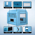 Giantz Inflatable Paint Booth 2.5x2.5x3M 550W Blower Air Filter