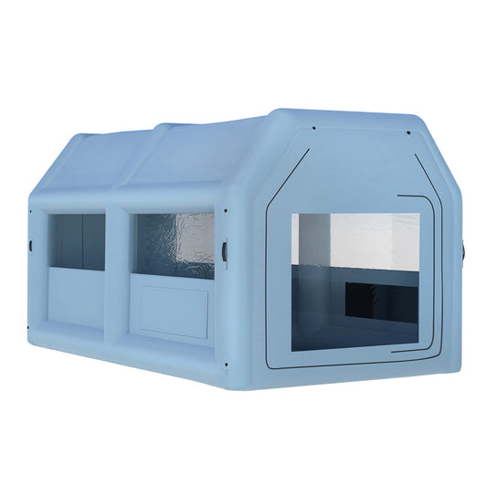 Giantz Inflatable Spray Booth 4x3m Car Paint Tent Filter Blower