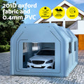 Giantz Inflatable Spray Booth 4x3m Car Paint Tent Filter Blower