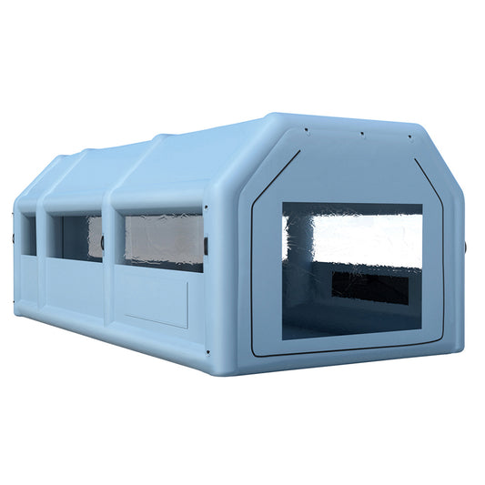 Giantz Inflatable Spray Booth 8.5x4.6m Paint Tent 2 Blowers