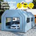 Giantz Inflatable Spray Booth 8.5x4.6m Paint Tent 2 Blowers