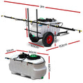 Giantz 100L Weed Sprayer Trailer 3M Boom Garden Spray