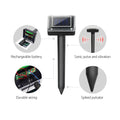 Ultrasonic Solar Snake Repellent Set of 6 Outdoor Pest Control
