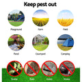 Solar LED Snake Repeller Ultrasonic Pest Rodent 10X Multi Pulse