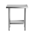 Cefito Stainless Steel Kitchen Bench Table 610x760mm 430
