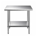 Cefito 914x762mm Stainless Steel Kitchen Bench 430