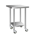 Cefito 760x760mm Stainless Steel Kitchen Bench Wheels 430