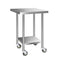 Cefito 760x760mm Stainless Steel Kitchen Bench Wheels 430