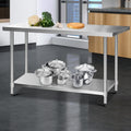 Cefito 1524x610mm Stainless Steel Kitchen Bench Wheels 430