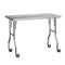 Cefito Stainless Steel Work Bench 122x61cm Wheels 430