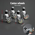 Cefito Stainless Steel Sink Bench 304 Wheels Work Table Bowl