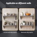 Cefito 410 x 250mm 430 Stainless Steel Compact Kitchen Wall Shelf