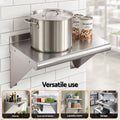 Cefito 410 x 250mm 430 Stainless Steel Compact Kitchen Wall Shelf