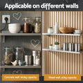 Cefito 2x 1200mm Stainless Steel Kitchen Wall Shelf Rack