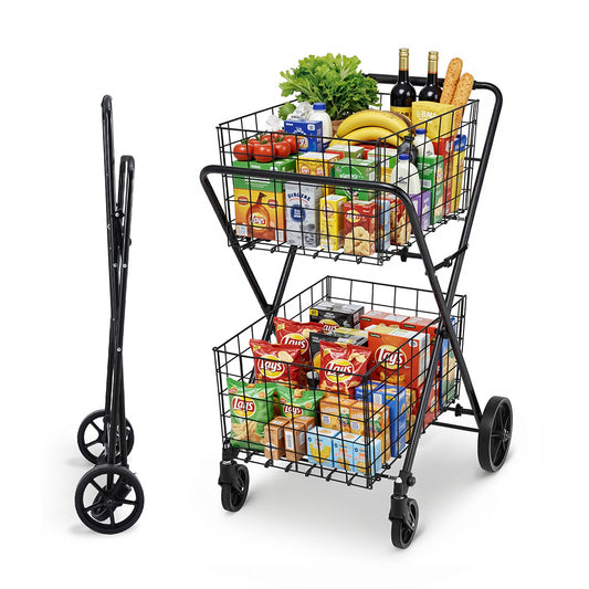 Emajin Foldable Shopping Trolley Cart Portable