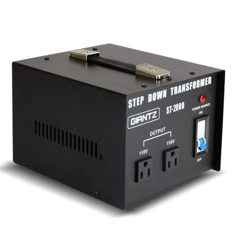 Giantz 2000W Step Down Transformer 240V to 110V