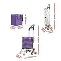 Emajin Shopping Cart 35L Foldable Climbing Wheels Trolley