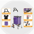 Emajin Shopping Cart 35L Foldable Climbing Wheels Trolley