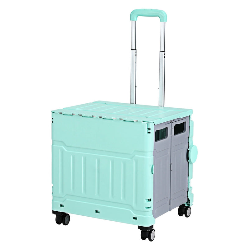 Emajin Shopping Trolley 75L Foldable Green