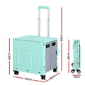 Emajin Shopping Trolley 75L Foldable Green