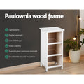 Artiss Bedside Table 3 Drawer Storage Cabinet White