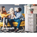Artiss 5 Drawer Chest with 5 Baskets Storage Cabinet
