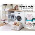 Artiss 5 Drawer Chest with 5 Baskets Storage Cabinet