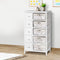 Artiss 5 Drawer Chest with 5 Baskets Storage Cabinet