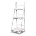 Artiss 3 Tier Corner Bookshelf White