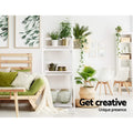 Artiss 3 Tier Corner Bookshelf White