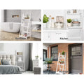 Artiss 3 Tier Corner Bookshelf White