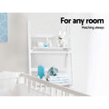 Artiss 3 Tier Corner Bookshelf White