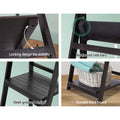 Artiss Corner Bookshelf 5 Tier Coffee ZANE Display Storage
