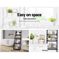 Artiss Corner Bookshelf 5 Tier Coffee ZANE Display Storage