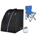 Devanti Portable Steam Sauna Tent 1000W 2L Timer Home Spa
