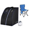 Devanti Portable Steam Sauna Tent 1000W 2L Timer Home Spa