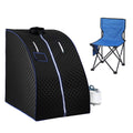Devanti Portable Steam Sauna Tent 1000W 2L Timer Home Spa