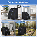 Devanti Portable Steam Sauna Tent 1000W 2L Timer Home Spa